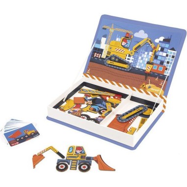 Magnetibook Construction - Jeu magnétique et éducatif - Janod