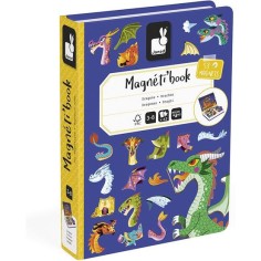 Magnetibook Dragons - Jeu magnétique et éducatif - Janod