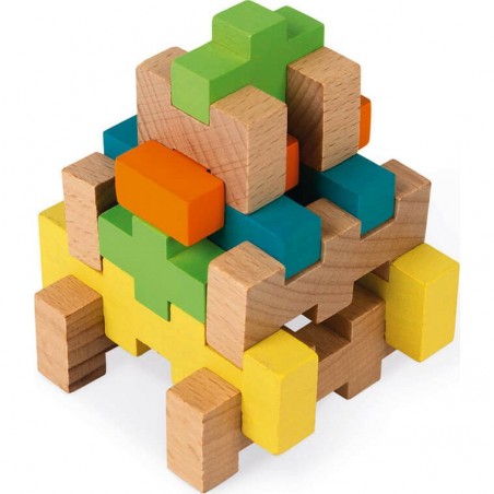 Blocs de construction en bois - 100 pièces - Janod