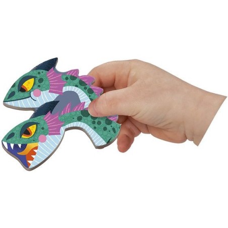 Magnetibook Dragons - Jeu magnétique et éducatif - Janod