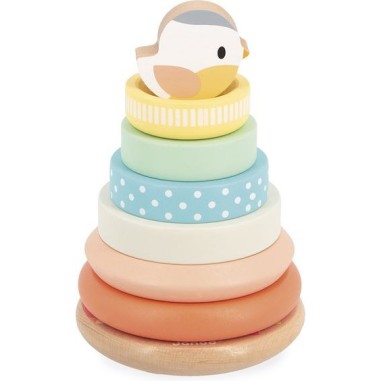 Empilable nid Pure - Jouet d'éveil en bois - Janod