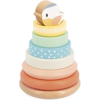 Empilable nid Pure - Jouet d'éveil en bois - Janod