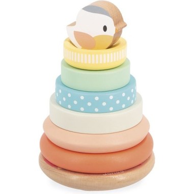 Empilable nid Pure - Jouet d'éveil en bois - Janod