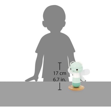 Empilable libellule Pure - Jouet d'éveil en bois - Janod