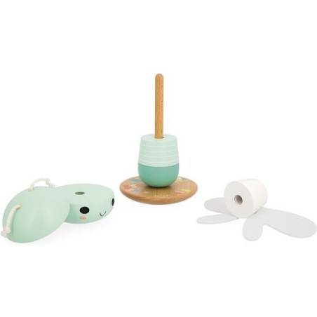 Empilable libellule Pure - Jouet d'éveil en bois - Janod