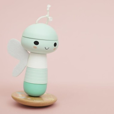 Empilable libellule Pure - Jouet d'éveil en bois - Janod