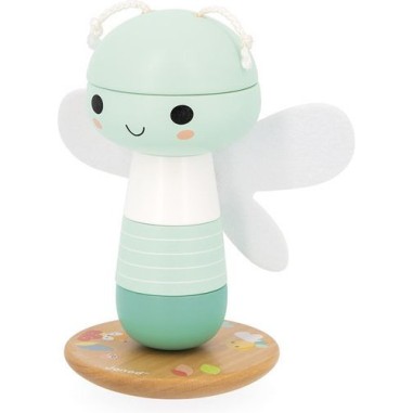 Empilable libellule Pure - Jouet d'éveil en bois - Janod