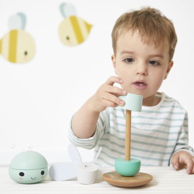 Empilable libellule Pure - Jouet d'éveil en bois - Janod