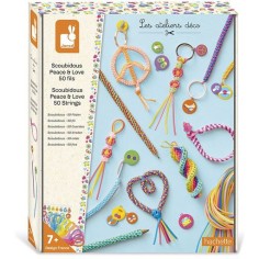 Scoubidous Peace and Love - Les Ateliers Déco - Janod