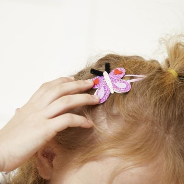 6 barrettes pailletées à créer Flower Garden - Loisirs créatifs - Janod