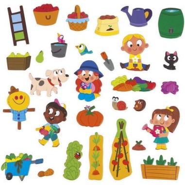 Magnéti'stories Le potager - Jeu magnétique - Janod