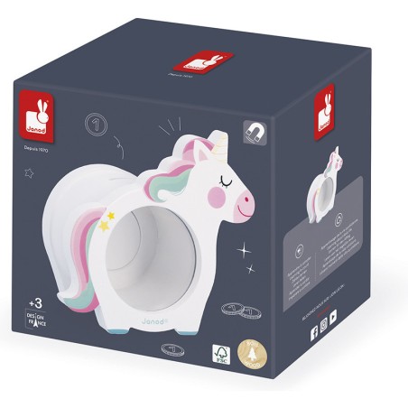 Tirelire Licorne en bois : Tirelires en bois - Janod