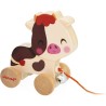 Vache à Promener Ferme : Jouets à promener & à pousser - Janod