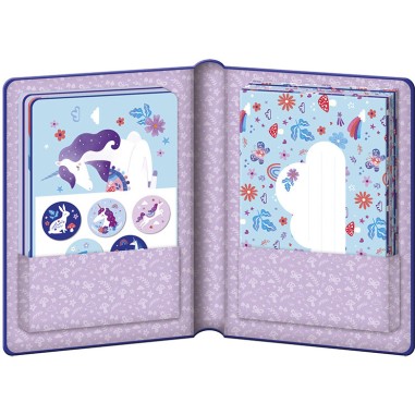 Invitations anniversaire licorne à fabriquer, pour enfant 6 ans - Janod