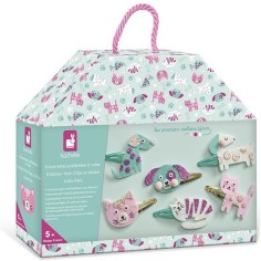 6 barrettes pailletées à créer Little Pets - Loisirs créatifs - Janod
