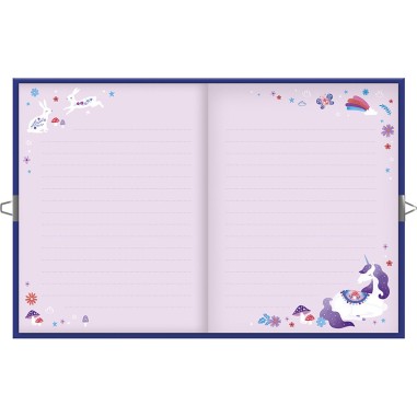Carnet Secret Licorne Dreamland : Tampons & Papeterie - Janod