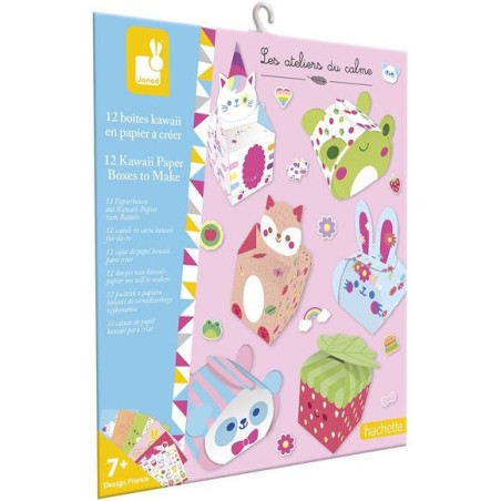 Boites Kawaii à créer - Les Ateliers du Calme - Janod