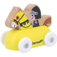 Véhicule roulant chevalier Cross Roads - Voiture en bois - Janod 2