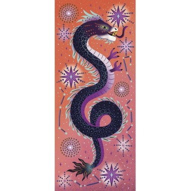 Peinture pointillisme 3D Animaux cosmiques - Janod