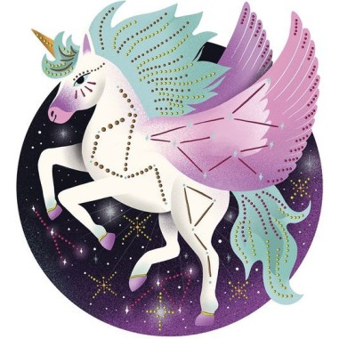 Peinture pointillisme 3D Animaux cosmiques - Janod