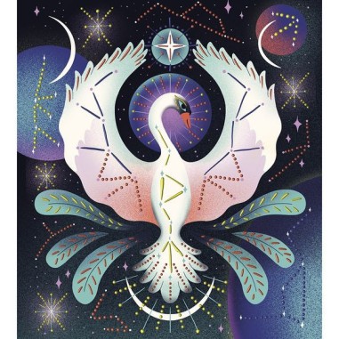 Peinture pointillisme 3D Animaux cosmiques - Janod