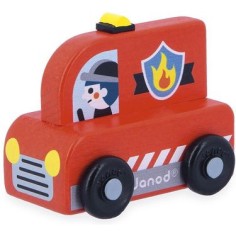 Camion de pompier Cross Roads - Jouet en bois - Janod 2