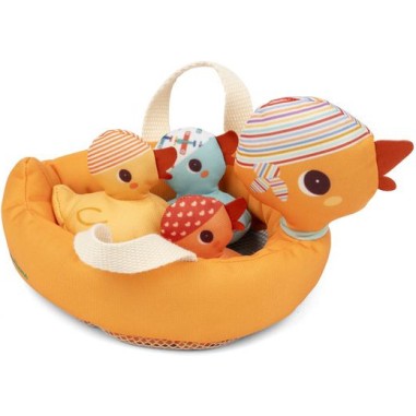 Jouet de bain maman canard et ses canetons aimantés - Lilliputiens