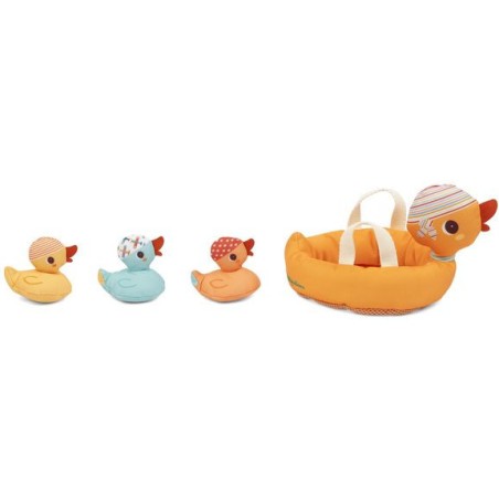 Jouet de bain maman canard et ses canetons aimantés - Lilliputiens