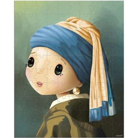 Puzzle inspiré de Vermeer 100 pièces - Janod