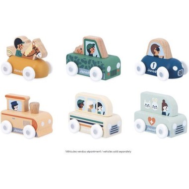 Voiture de sport Cross Roads - Jouet en bois - Janod