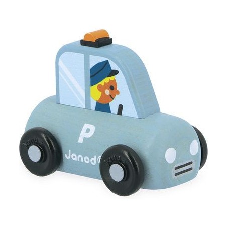 Voiture de police Cross Roads - Jouet en bois - Janod