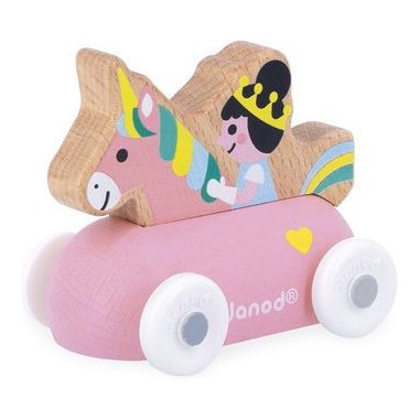 Véhicule roulant princesse et licorne Cross Roads - Janod