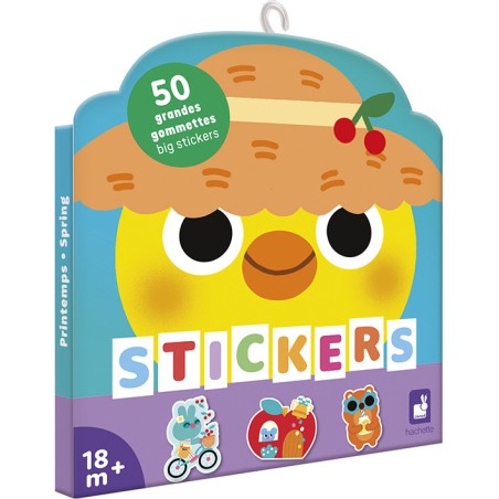 Grandes Gommettes Printemps : Mosaïque, gommettes & stickers - Janod