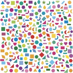 Gommettes Formes Géométriques : Mosaïque, gommettes & stickers - Janod 2