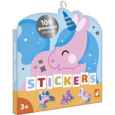 Gommettes Licornes : Mosaïque, gommettes & stickers - Janod