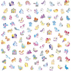 Gommettes Licornes : Mosaïque, gommettes & stickers - Janod 2