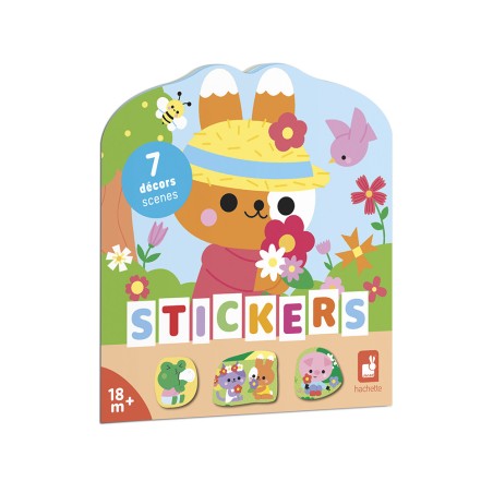 Cahier de Stickers - La Campagne - Janod