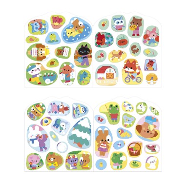 Cahier de Stickers - La Campagne - Janod