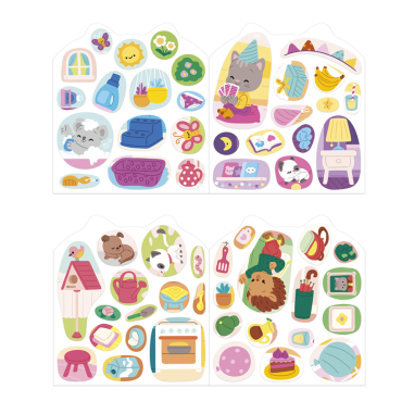 Cahier de Stickers - La Maison - Janod