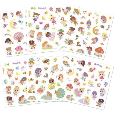 Stickers Fées : Mosaïque, gommettes & stickers - Janod