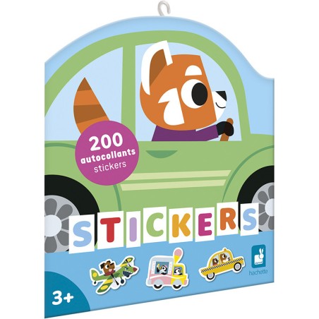 Stickers Véhicules : Mosaïque, gommettes & stickers - Janod