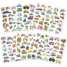 Stickers Véhicules : Mosaïque, gommettes & stickers - Janod 2
