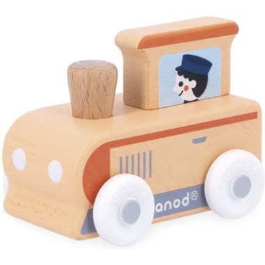 Locomotive Cross Roads - Voiture en bois - Janod