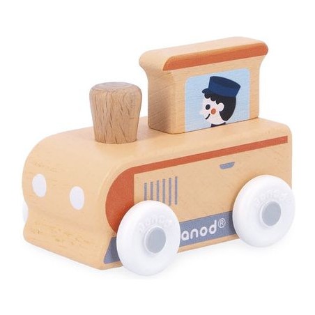 Locomotive Cross Roads - Voiture en bois - Janod