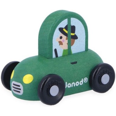 Petite voiture Cross Roads - Jouet en bois - Janod