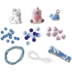 Kit Créatif - 3 Bijoux Petits Animaux à Créer : Collection "Les Ateliers Bijoux" & Perles - Janod 2
