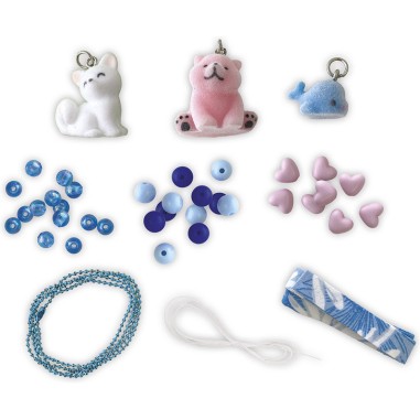 Kit Créatif - 3 Bijoux Petits Animaux à Créer : Collection "Les Ateliers Bijoux" & Perles - Janod