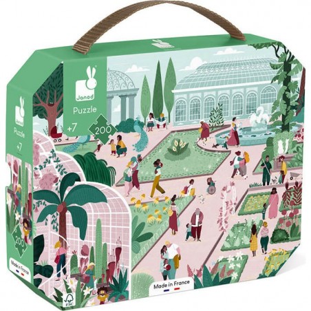 Puzzle Jardin Botanique - 200 Pieces - Janod