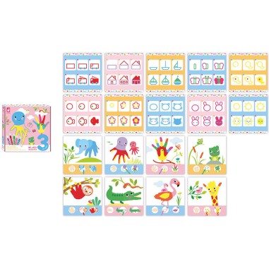 Coffret Créatif Dessin et Coloriage - 3 ans : Peinture par numéro & coloriage - Janod