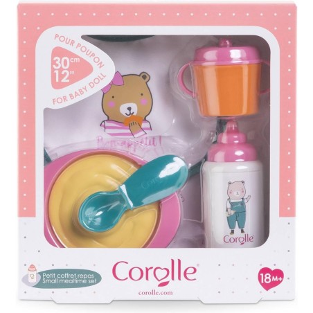 Coffret accessoirs pour premier poupon 30 cm : repas rose - Corolle